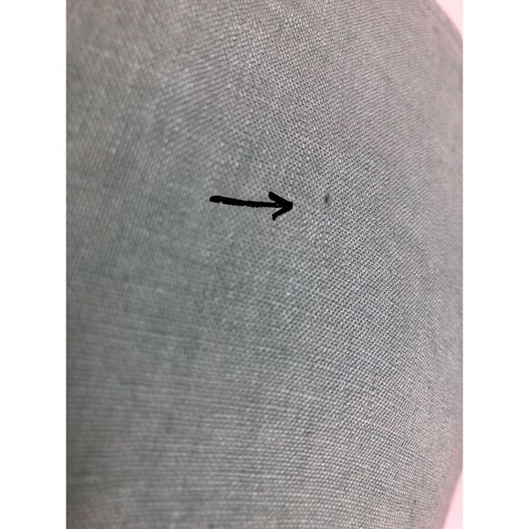 Terzo Millennio Small Linen Italy Blouse Tunic Top Long Sleeve Buttons Roll Up - Picture 10 of 14